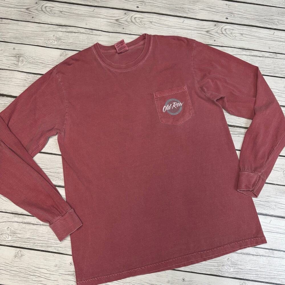Old Row Comfort Colors Long Sleeve T- Shirt Size Medium